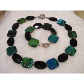 black crystal phoenix stone set