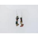 india agate earrings 