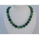 16mm round phonix stone necklace with spring ring clasp