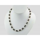 pearl crystal necklace