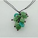 garnet jade necklace