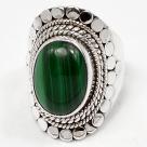 Natural Malachite Ring