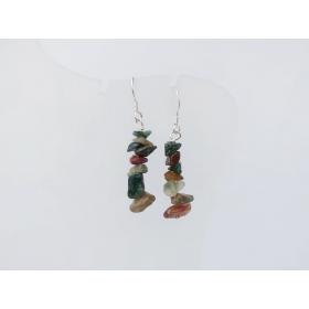 india agate earrings 
