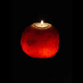 natural tealight holder