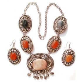 gem stone necklace