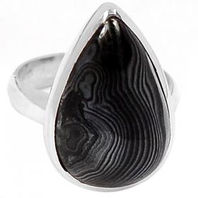 PSILOMELANE RING