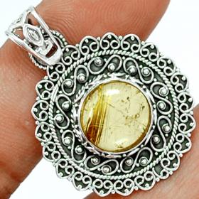 GOLDEN RUTILE PENDANT