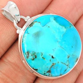 BLUE MOHAVE TURQUOISE PENDANT