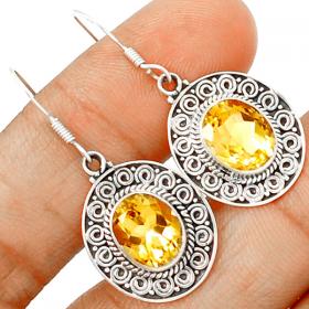 CITRINE EARRING