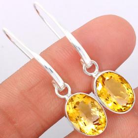 CITRINE EARRING
