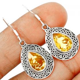 CITRINE EARRING