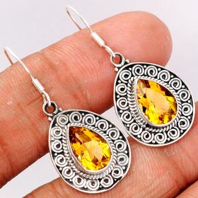 CITRINE EARRING