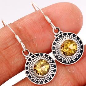 CITRINE EARRING