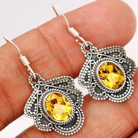 CITRINE EARRING