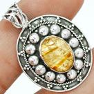 GOLDEN RUTILE PENDANT