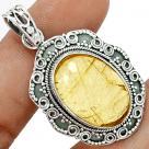 GOLDEN RUTILE PENDANT