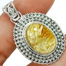 GOLDEN RUTILE PENDANT