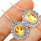 CITRINE EARRING
