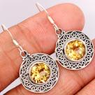 CITRINE EARRING