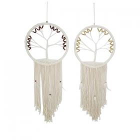 40cm Tree Of Life Dream Catcher 2 Asstd