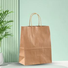 Kraft paper carry bag(15*8*21)