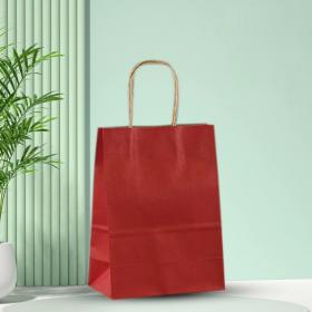 Kraft paper carry bag (15*8*21)